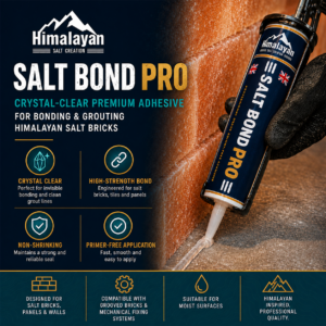 Salt Bond Pro Himalayan Salt Brick Adhesive 310ml Strong Fix Crystal Clear Glue UK - Image 4